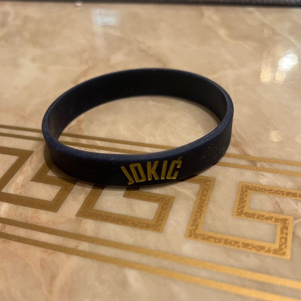 COPY - Nikola Jokic Denver Nuggets Basketball Bracelet Adults Wristband NBA